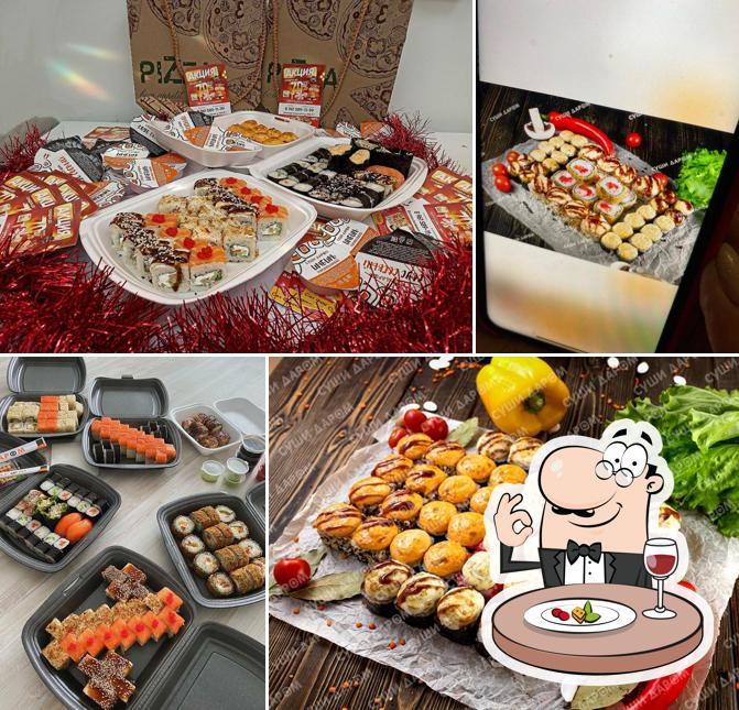 Блюда в "Суши Даром"