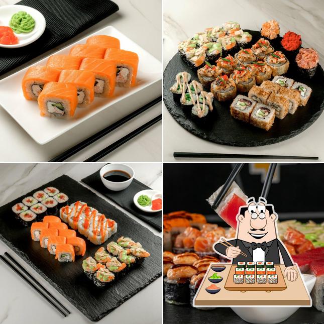 В "Sushi sea" попробуйте суши и роллы