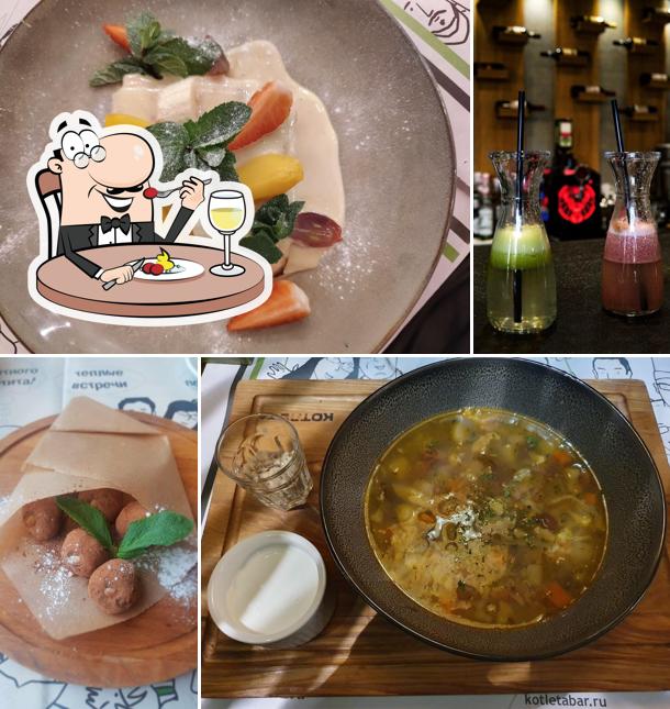 Еда в "Ресторане-баре "Котлета""