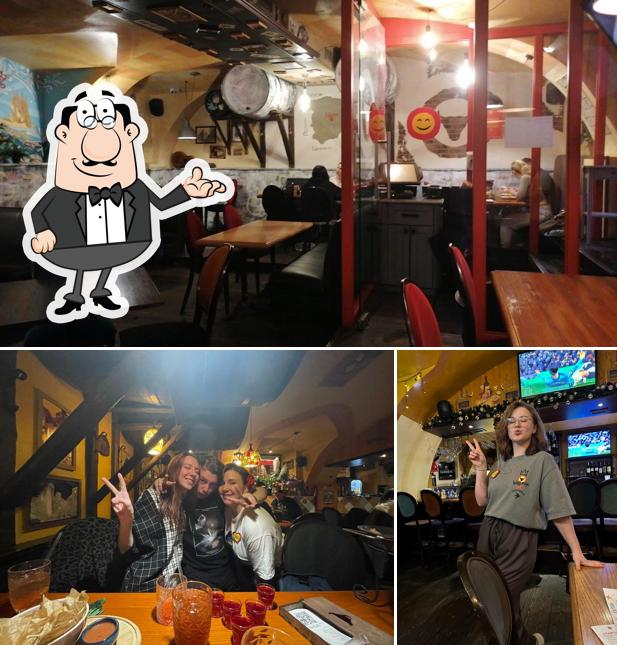 Посмотрите на внутренний интерьер "Барслоны"