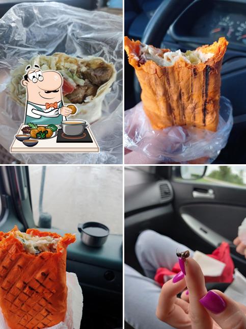 Шаурма на углях