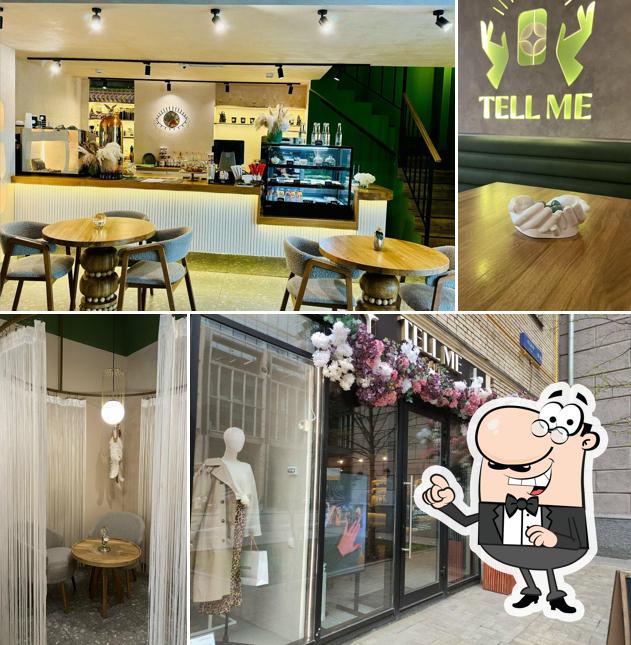 Посмотрите на внутренний интерьер "Tell Me"