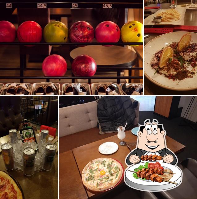 Еда в "Brooklyn Bowl"