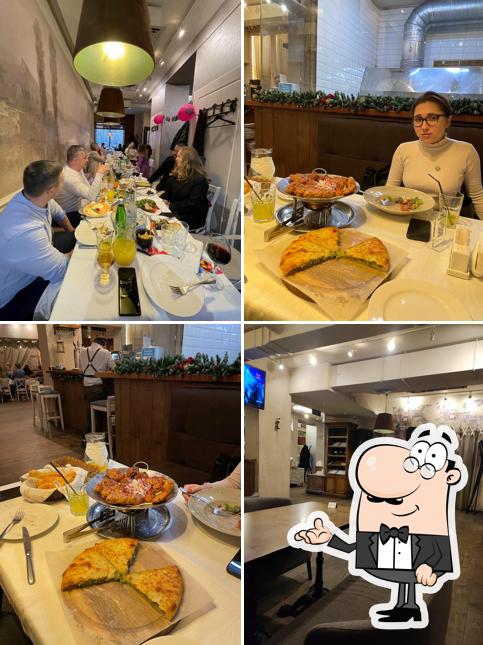 Посмотрите на внутренний интерьер "Доброго грузина"