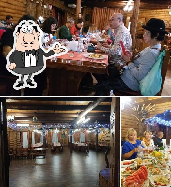 Посмотрите на внутренний интерьер "Терема"