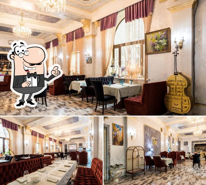 Посмотрите на внутренний интерьер "Колхи"