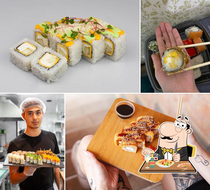 Еда в "Каратэ Суши"