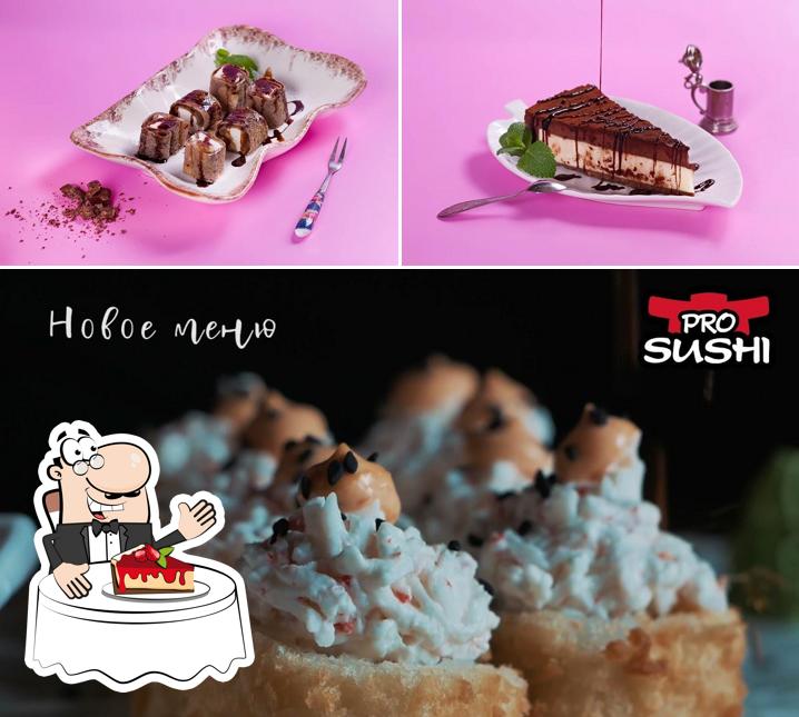 "ProSushi" предлагает большое количество десертов