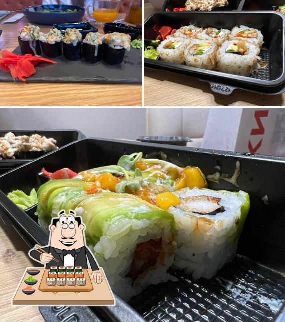 Отведайте различные сеты суши