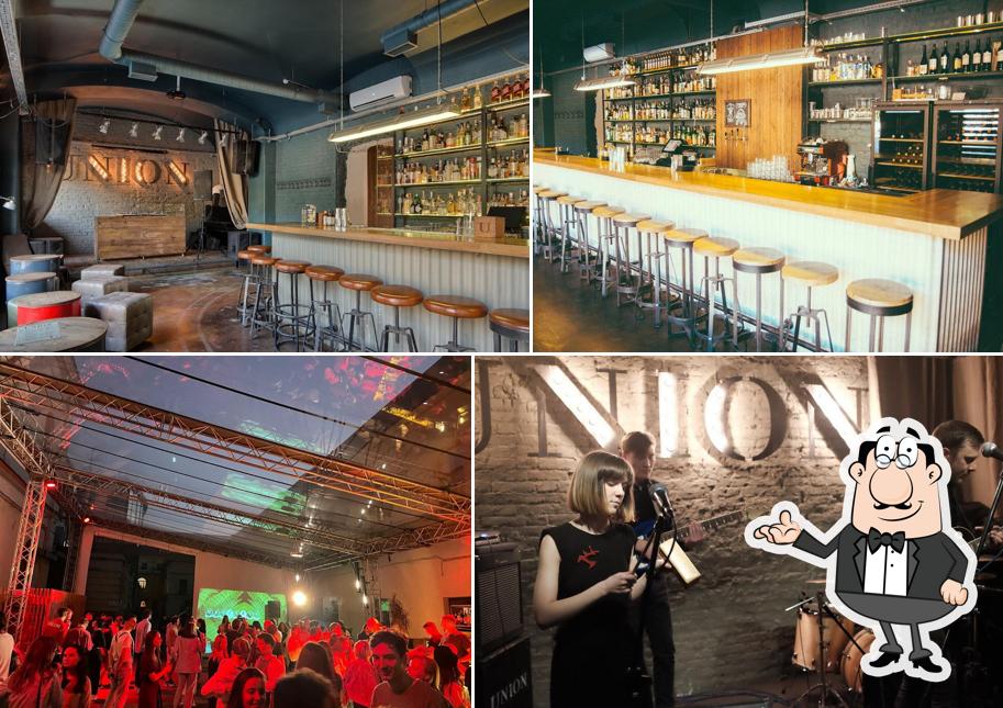 Посмотрите на внутренний интерьер "Юнион"