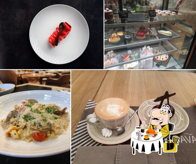 Еда в "Городском кафе "SAVA""