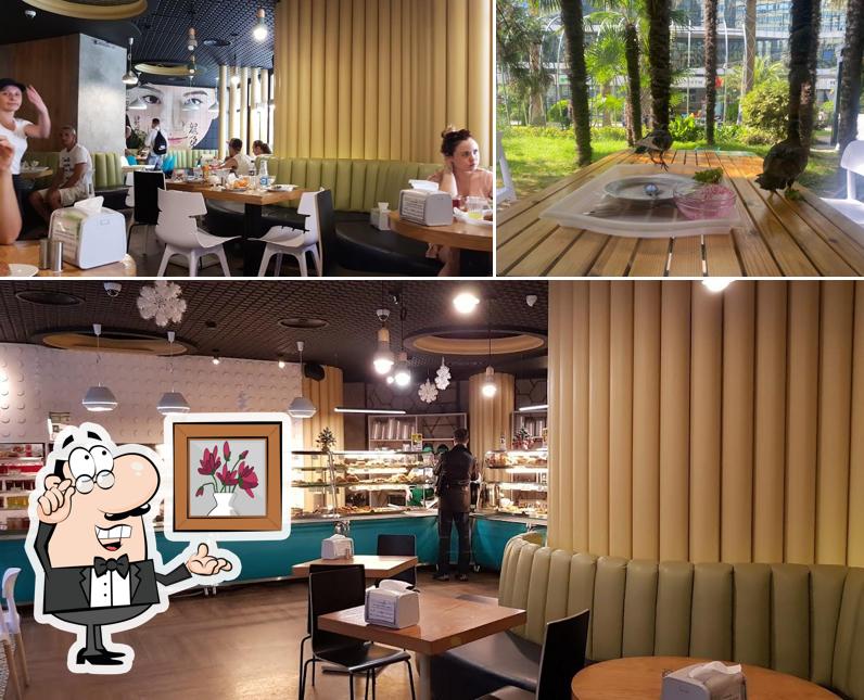 Посмотрите на внутренний интерьер "Столовой Патисон"