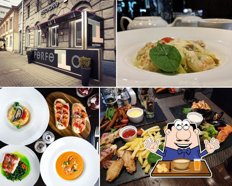 Еда в "Perfetto Restaurant"