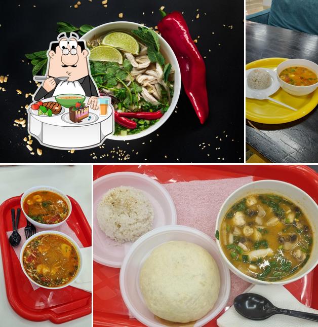 Китайский кисло-острый суп в "Pho Xin Chao"