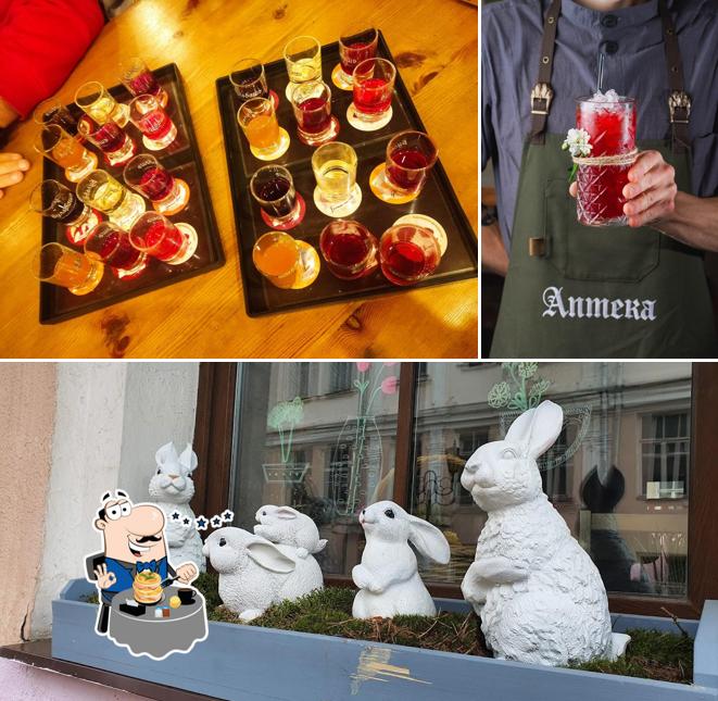 Еда в "Аптека бар"