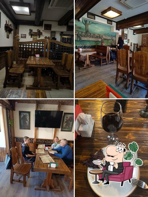 Посмотрите на внутренний интерьер "Колхиды"