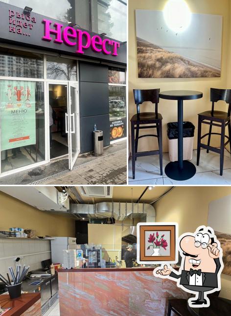 Интерьер "Рыба идет на… НЕРЕСТ. Шаурма из морепродуктов"