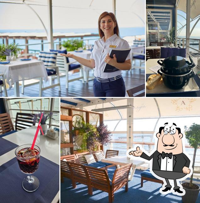 Интерьер "Ресторана Палуба"