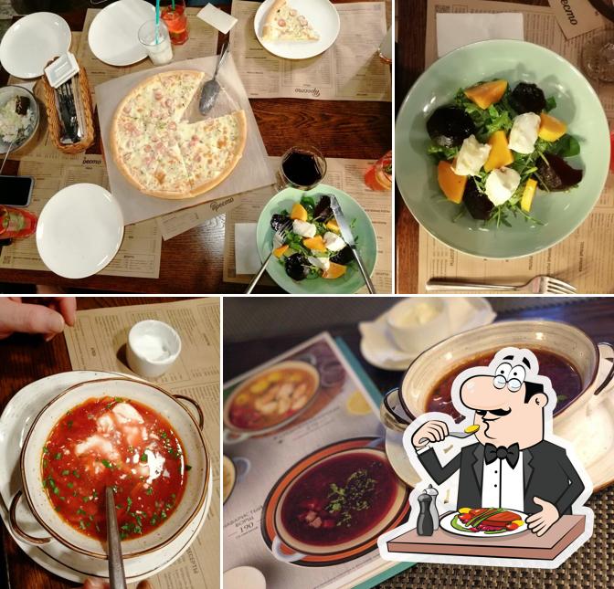 Еда в "Кафе Престо"