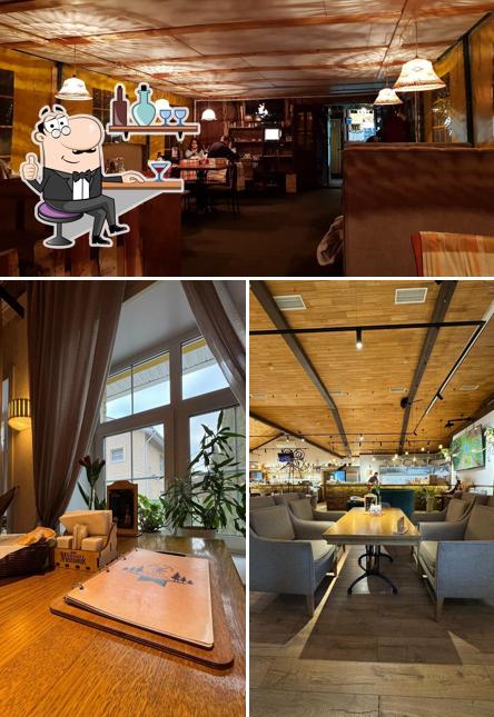 Посмотрите на внутренний интерьер "Старого мельника"