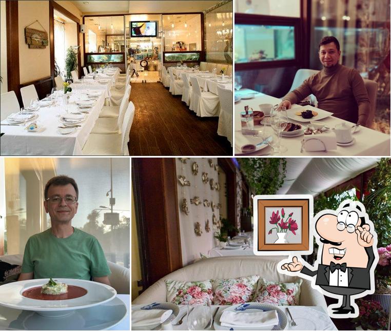 Посмотрите на внутренний интерьер "Ла Маре"