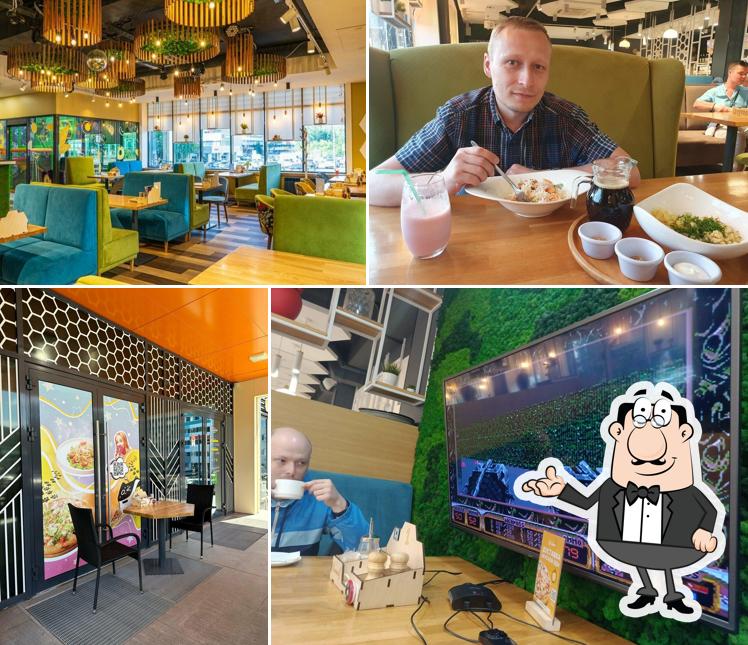 Посмотрите на внутренний интерьер "Компота"