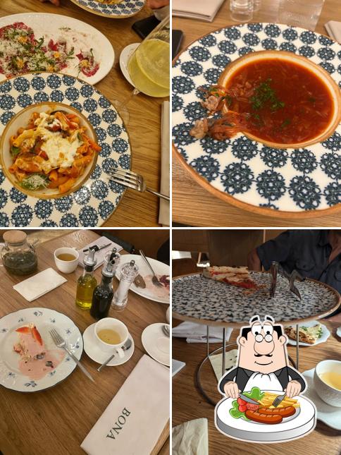 Еда в "Боне Капона"