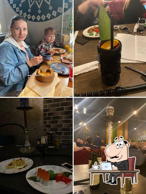 Посмотрите на внутренний интерьер "Cocos lounge"