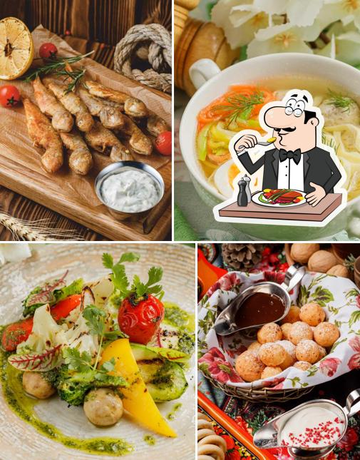 Блюда в "Рыбацкой деревне"