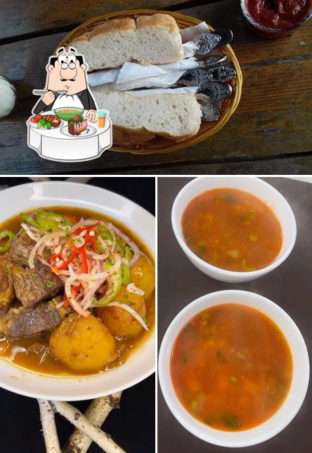 Китайский кисло-острый суп в "Березке"