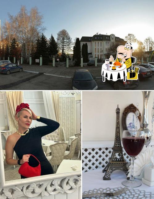Еда и внешнее оформление в Маленький Париж