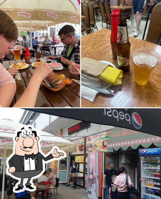 Это фото, где изображены внутреннее оформление и внешнее оформление в Сайгон-Вьет