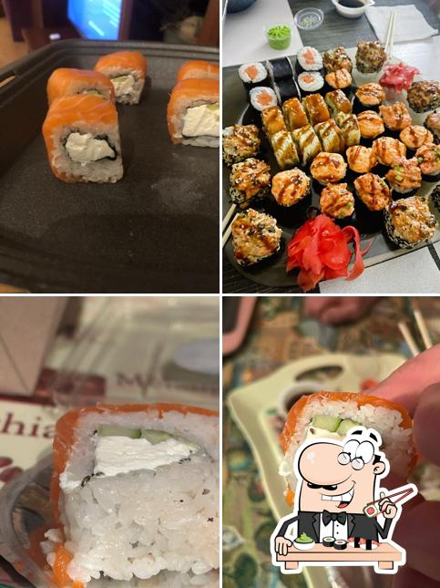 Закажите разные виды суши