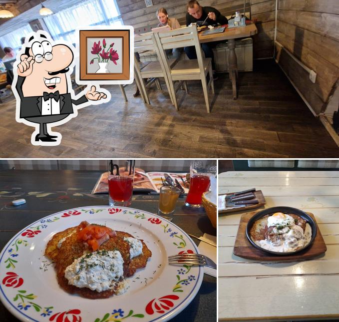 Посмотрите на внутренний интерьер "Васильки"