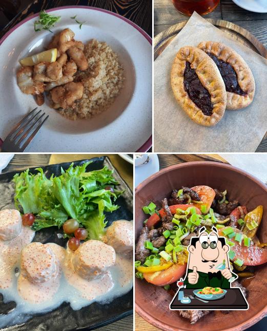 Еда в "Ресторане Фрегат"