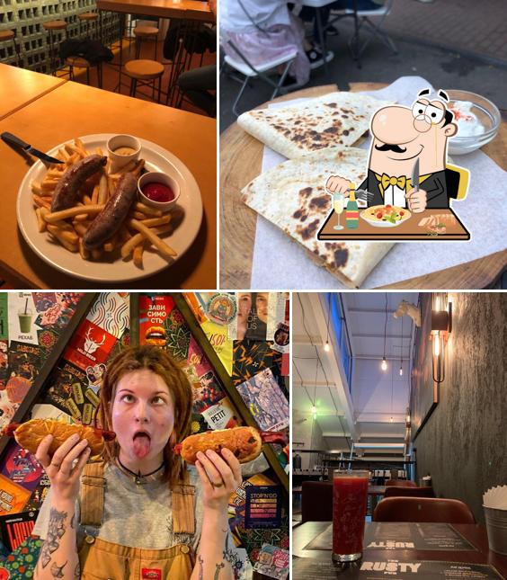 Блюда в "Rusty pub"