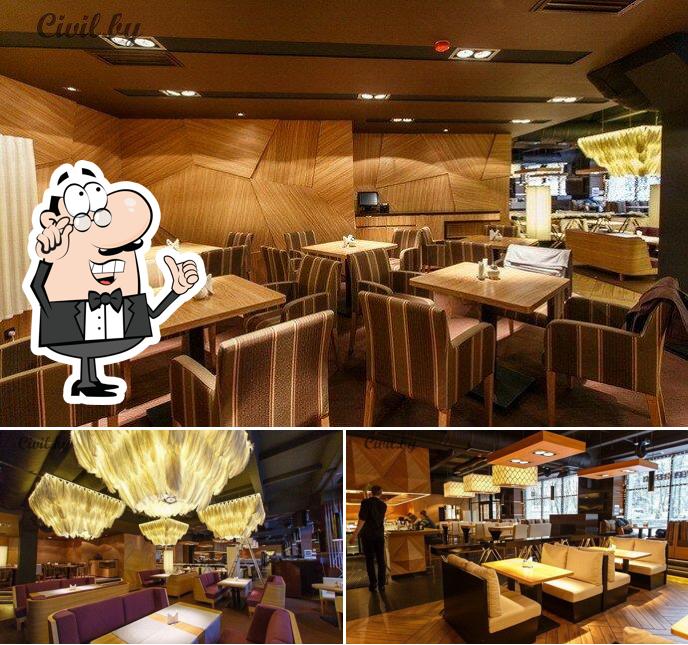 Посмотрите на внутренний интерьер "Ангелы"