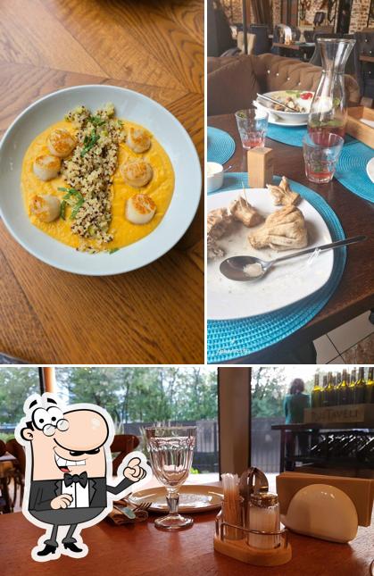 Посмотрите на внутренний интерьер "Руставели - грузинского ресторана"