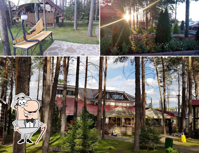 Наслаждайтесь свежим воздухом и пейзажем, открывающемся из "Базилика"