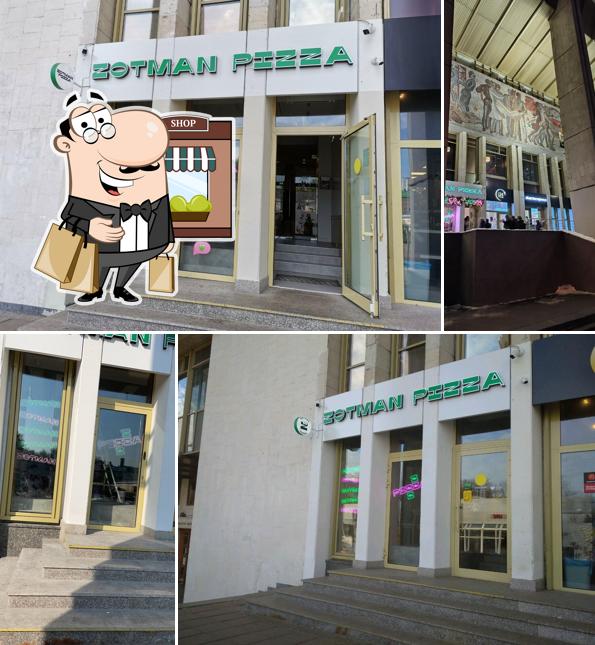 Внешнее оформление "Zotman Pizza"