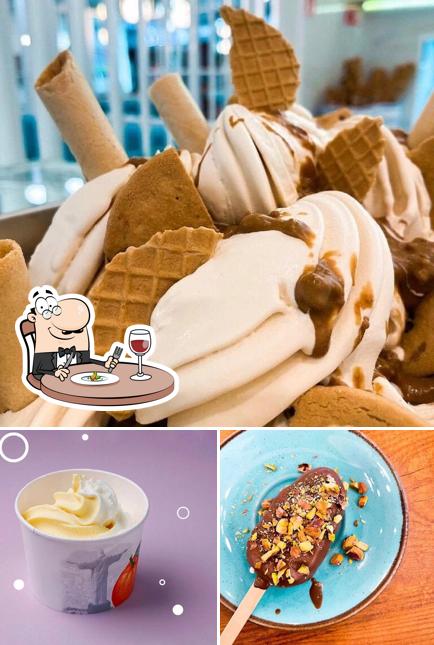 Еда в "Gelateria Felicita"