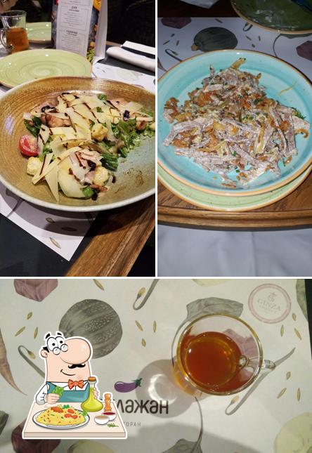 Еда в "Баклажане"