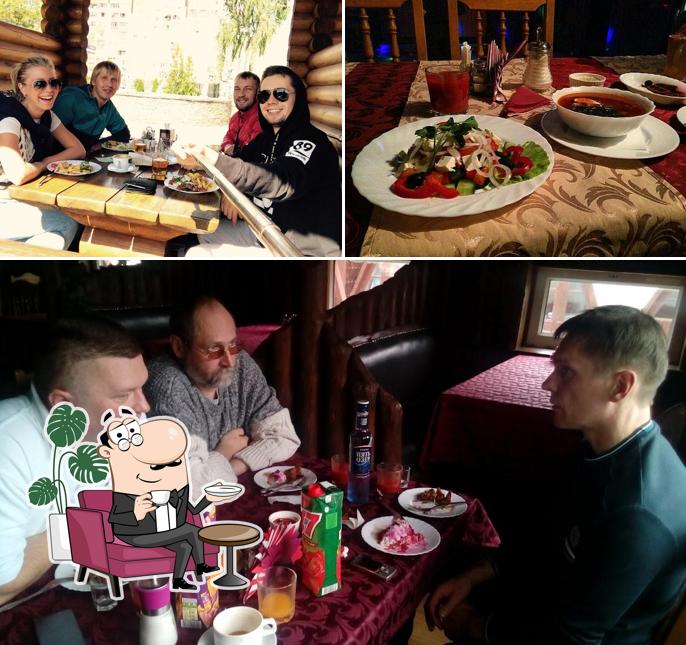 Посмотрите на внутренний интерьер "Березки"