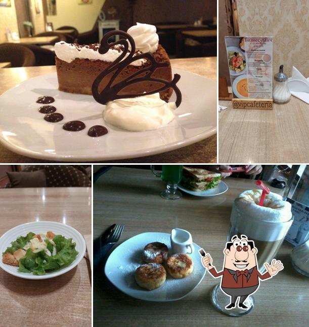 Еда в "V.I.P. Кофейне"