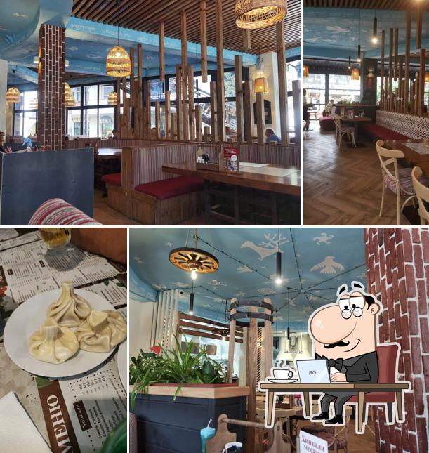 Посмотрите на внутренний интерьер "Старик Хинкалыч"