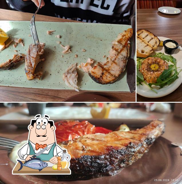 Лосось гриль в "Эле Фуэго"