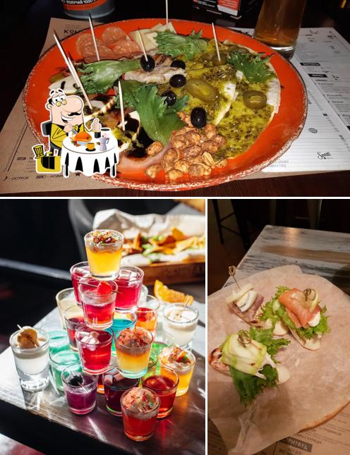 Блюда в "Контакте бар"