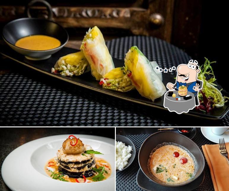 Еда в "Black Thai"