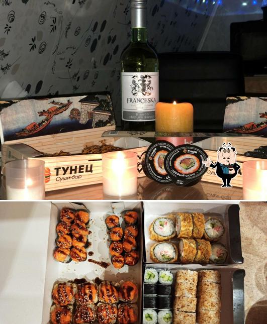 Насладитесь напитками в атмосфере "Суши Тунец"