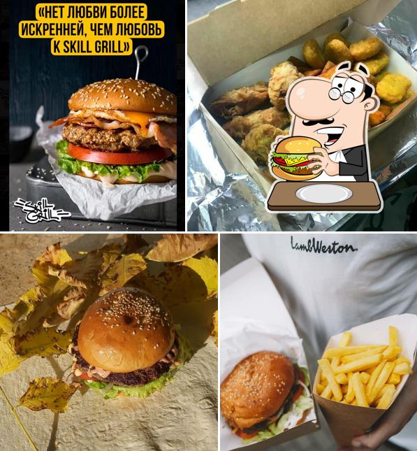 Гамбургер в "Skill Grill"